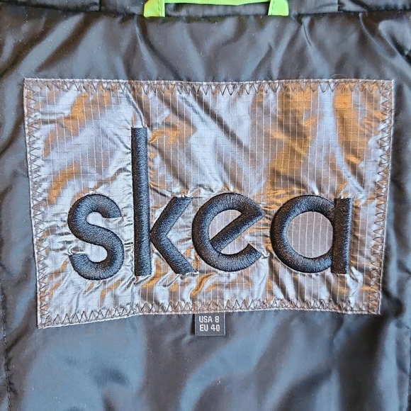 Vintage Skea Bright Green Winter Jacket - Picture 14 of 16